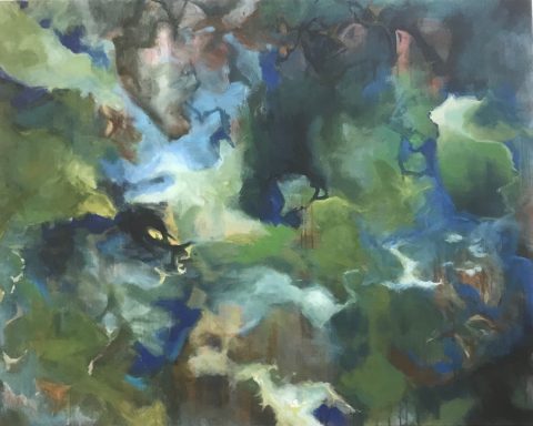 Abstrakte Waldimpression